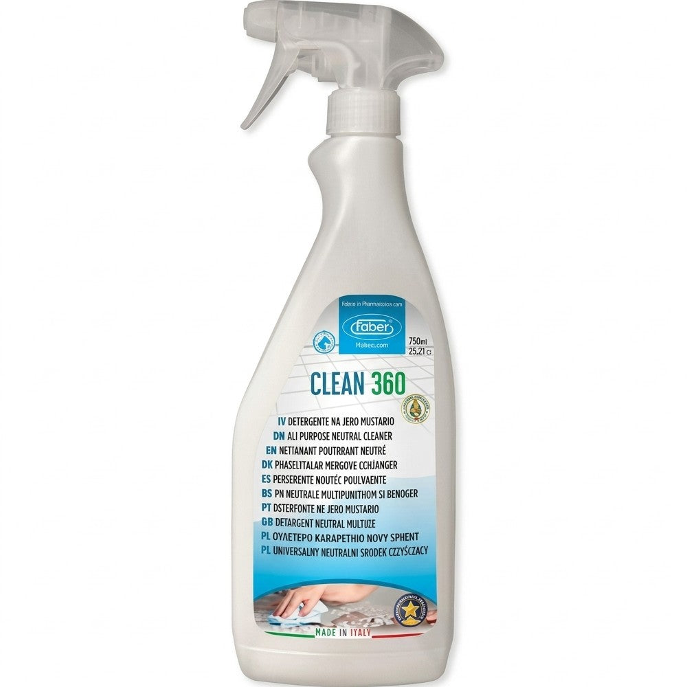 Faber - Clean 360 - Detergente neutro multiuso - 750ML