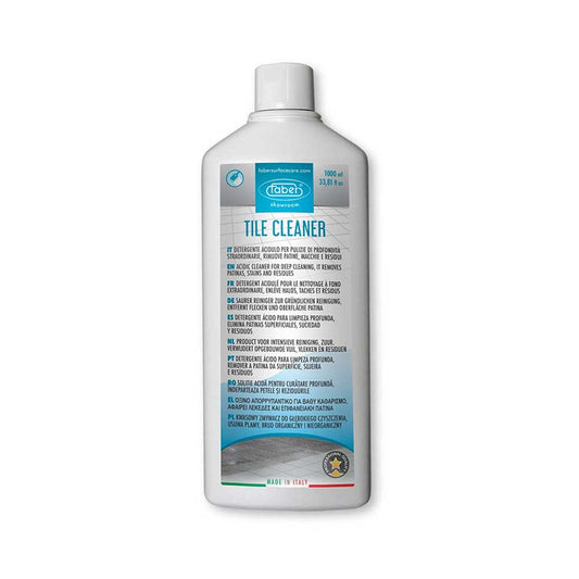 Faber Tile Cleaner - Detergente acidulo di profondità per patine e sporco inorganico - 1L
